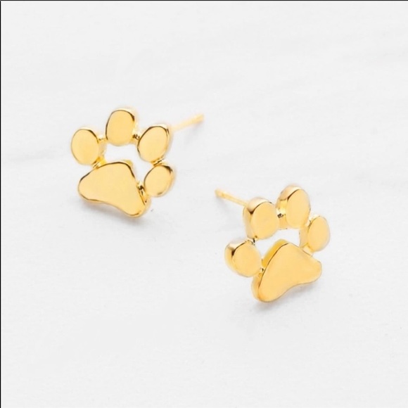 •Coco • Animal Paw Print Studs - Picture 2 of 3